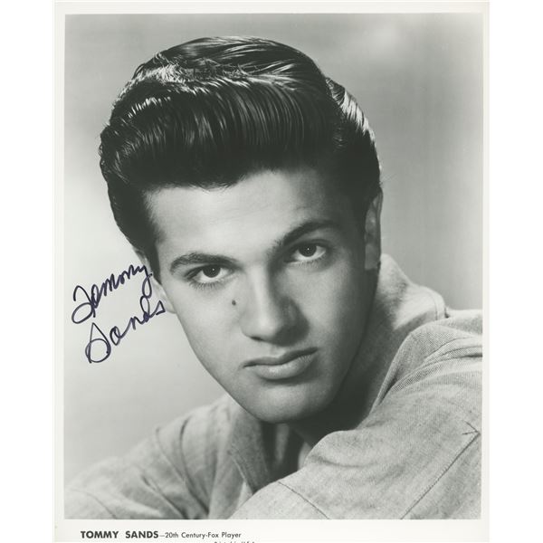 Tommy Sands signed photo