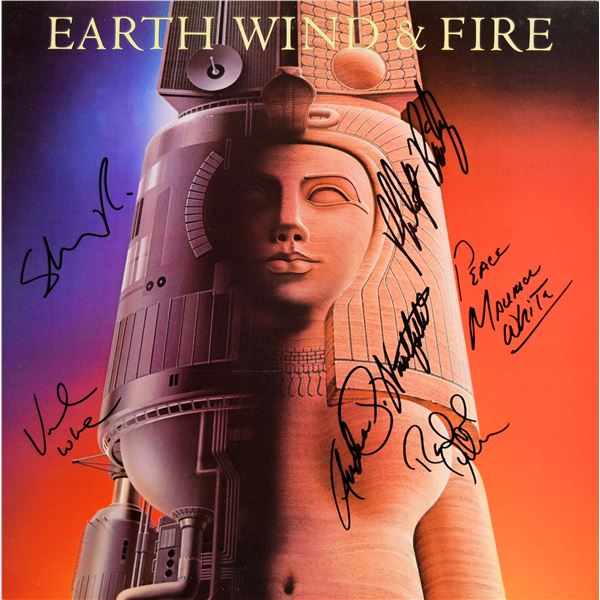 Earth, Wind & Fire Raised signed album