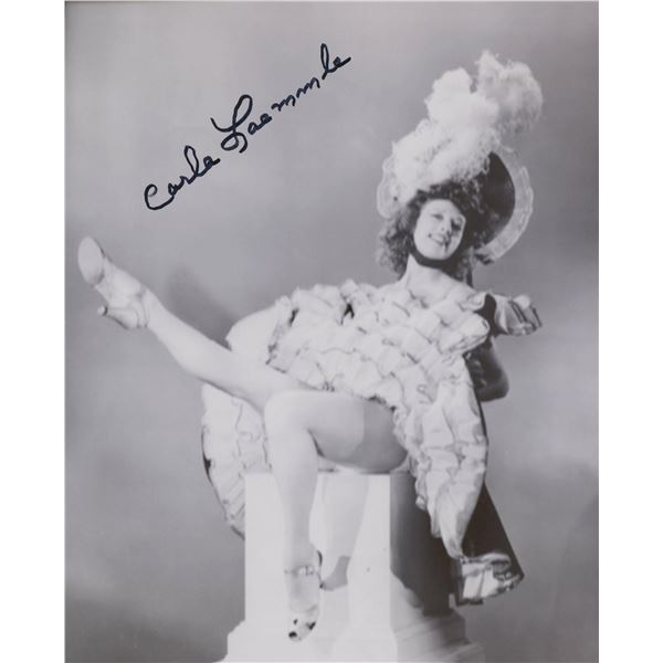 Carla Laemmle signed photo