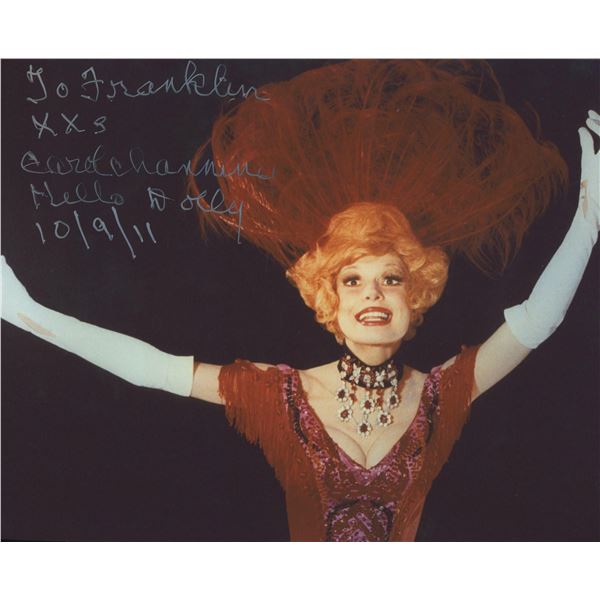 Carol Channing signed photo