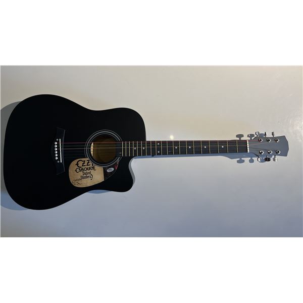 Ozzy Osbourne signed aucoustic guitar. PSA authenticated