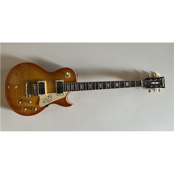 Jimmy Page signed Les Paul style guitar
