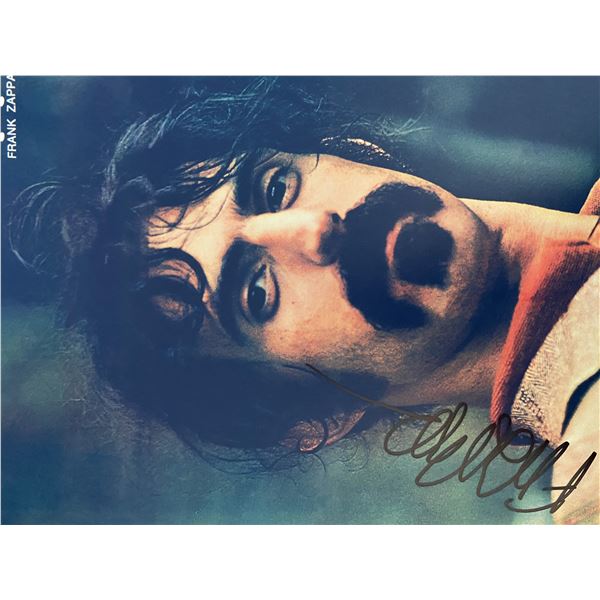 Frank Zappa signed photo