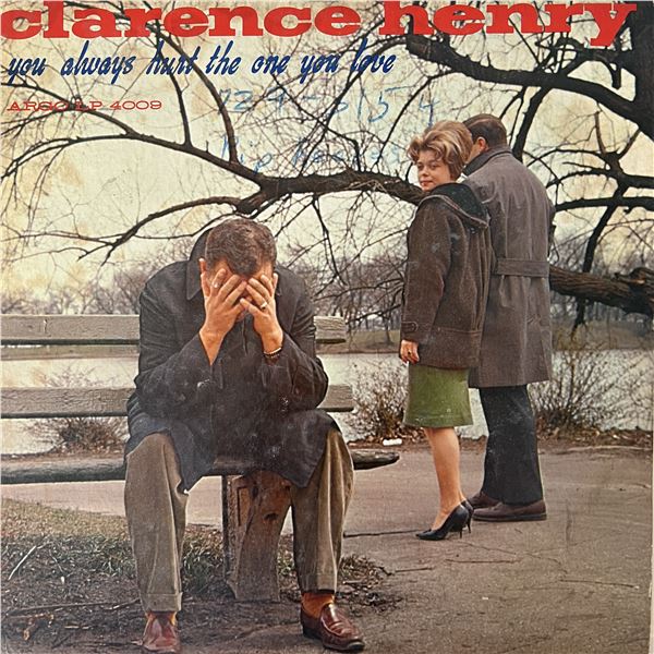 Clarence Henry signed You Always Hurt The One You Love album
