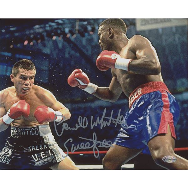 Pernell Whitaker Sr. signed photo
