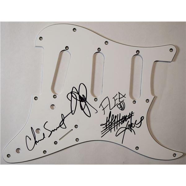 Red Hot Chili Peppers signed pickguard