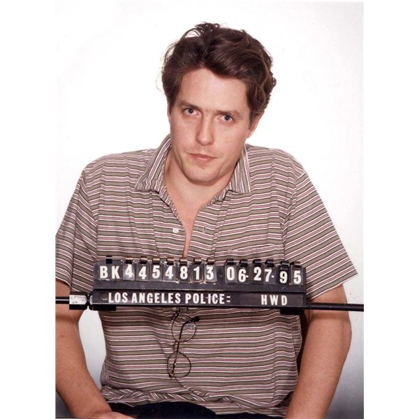 Hugh Grant Mugshot
