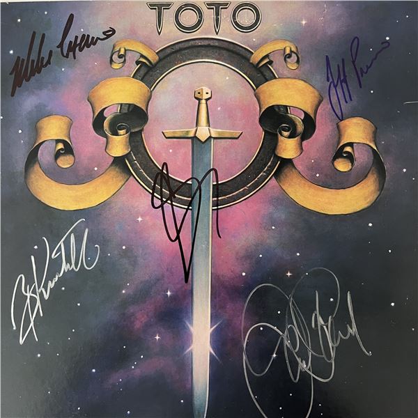 Toto signed self titled album