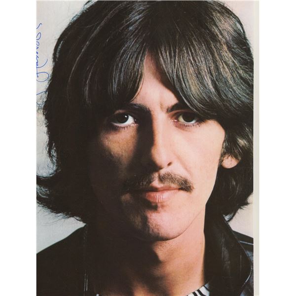 George Harrison signed photo.