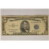 Image 1 : 1953-A US $5 SILVER CERTIFICATE BLUE SEAL