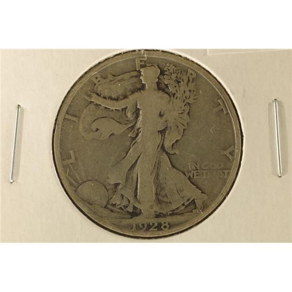 1928-S SILVER WALKING LIBERTY HALF DOLLAR