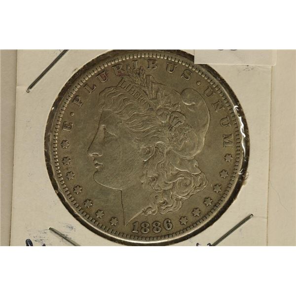 1886-S MORGAN SILVER DOLLAR (EF) BETTER DATE