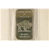 Image 2 : 1 TROY OZ .999 FINE SILVER PROOF INGOT. INDIAN/