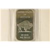 Image 2 : 1 TROY OZ .999 FINE SILVER PROOF INGOT. INDIAN/