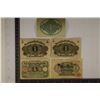 Image 1 : 5 GERMAN 1 MARK BILLS: 1-1914, 3-1920 & 1-1922