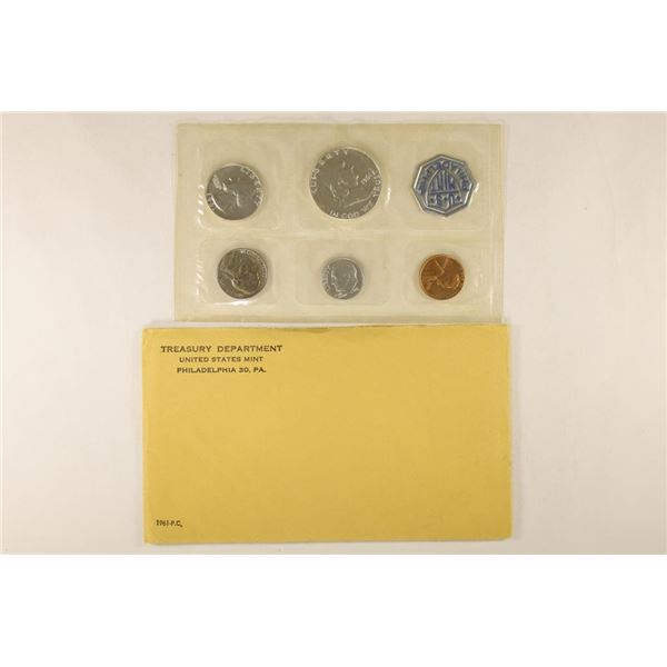 1961 US SILVER PROOF SET (WITH ENVELOPE)