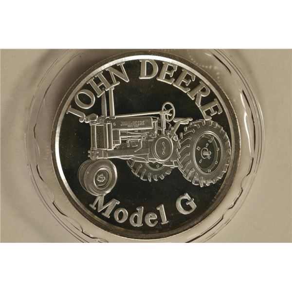 1 TROY OZ. .999 FINE SILVER PROOF ROUND JOHN