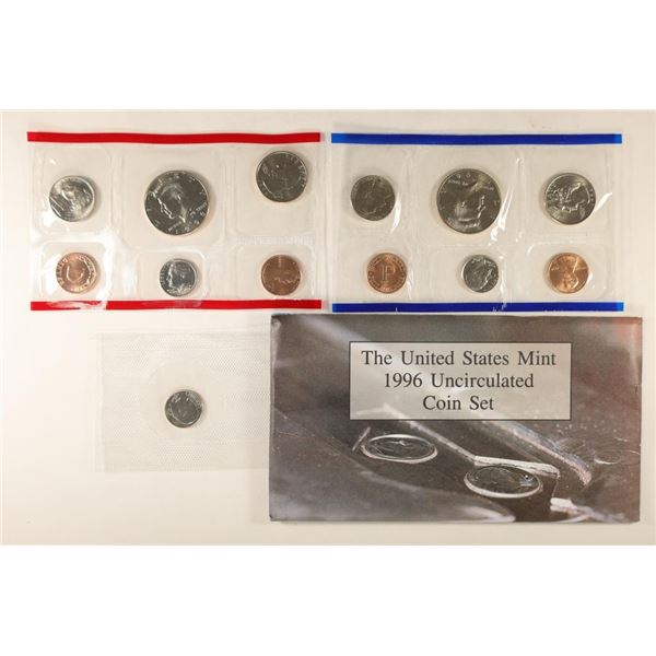 1996 US MINT SET (UNC) P/D (WITH ENVELOPE)