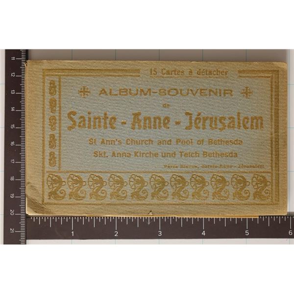 ALBUM SOUVENIR 15 VINTAGE POSTCARDS ST. ANNE