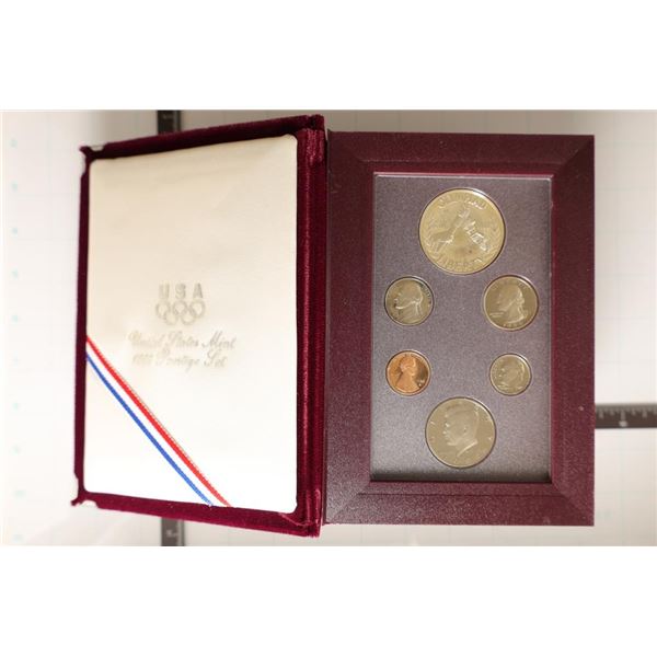 1988 US PRESTIGE PROOF SET WITH BOX OLYMPIAD