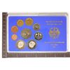 Image 1 : 1975 GERMAN 9 COIN PF SET IN HARD PLASTIC CASE