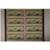 Image 2 : UNCUT SHEET OF 8-2004 US $50 FRN'S STAR NOTES CU