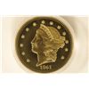 Image 1 : 2003 24KT GOLD LAYERED 1861 DOUBLE EAGLE REPLICA