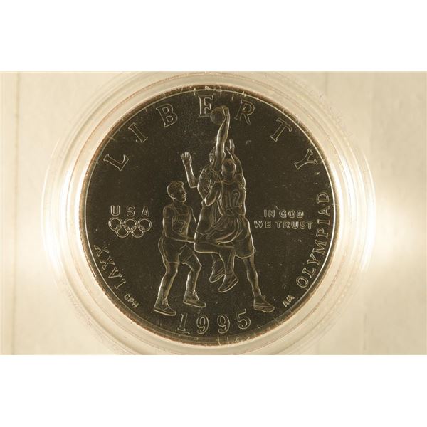 1995-S US UNC HALF DOLLAR "OLYMPIC BASKETBALL"