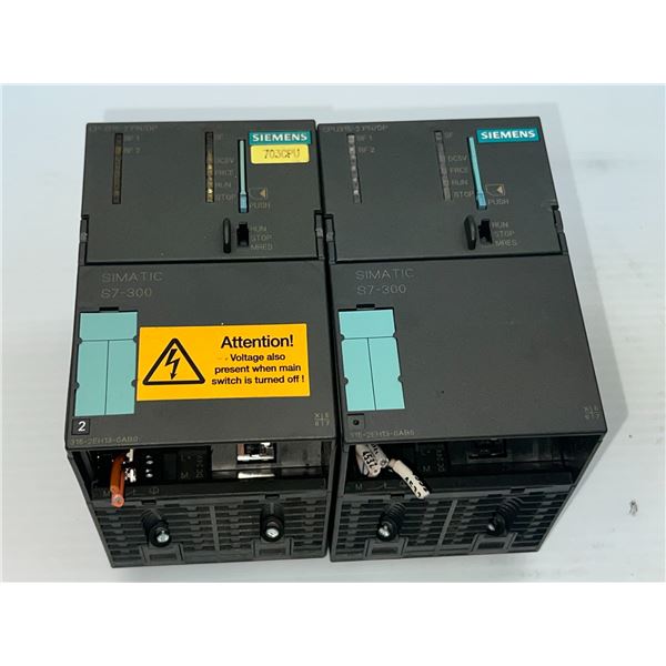 (2) Siemens #6ES7 315-2EH13-0AB0 SIMATIC S7 Modules CPU315-2 PN/DP