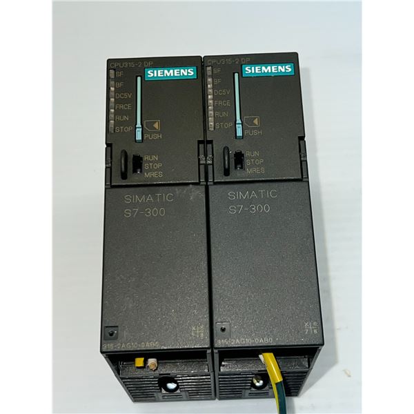 (2) Siemens #6ES7 315-2AG10-0AB0 SIMATIC S7 Modules