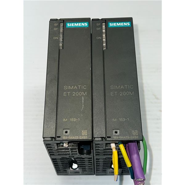 (2) Siemens #6ES7 153-1AA03-0XB0 Modules