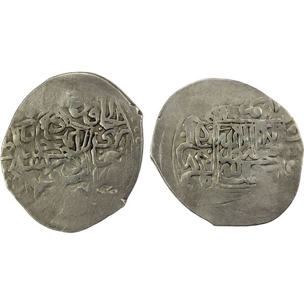 SHAYBANID: Darwish Ahmad, ca. 1573-1579, AR tanka (4.47g) (Balkh), ND, VF