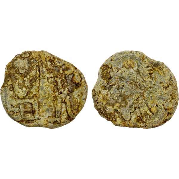 TRIPURI: Anonymous, 2nd/1st century BC, lead unit (4.41g), F-VF