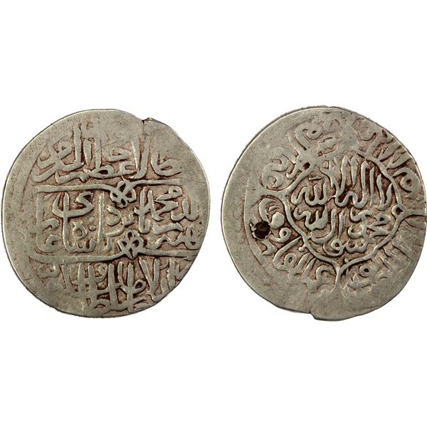 MUGHAL: Babur, 1526-1530, AR shahrukhi (4.71g), NM, ND, VF