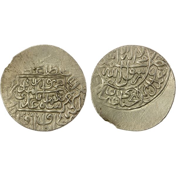 MUGHAL: Humayun, 1530-1556, AR shahrukhi (3.91g), Qandahar, ND, bold VF
