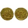Image 1 : MUGHAL: Muhammad Shah, 1719-1748, AV pagoda (2.86g), Guti (Gooty), AH1154, EF-AU