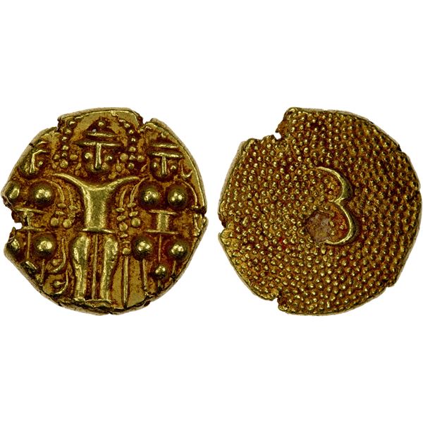 ARCOT: Muhammad Ali, 1751-1795, AV pagoda (3.41g), ND (ca. 1790), choice EF