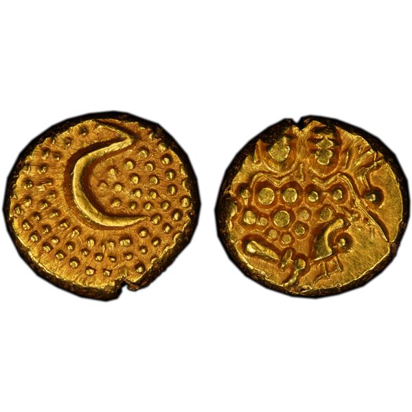 MYSORE: Haidar Ali, 1761-1782, AV pagoda (3.39g), NM, ND, PCGS MS63