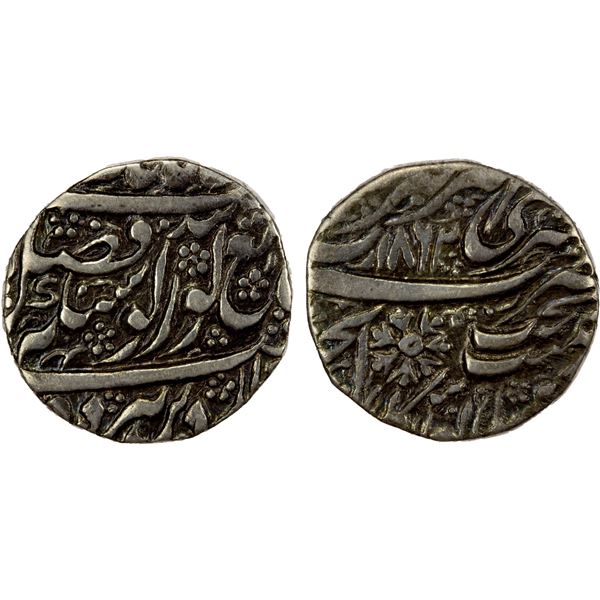 SIKH EMPIRE: AR phulanshahi rupee (10.91g), Amritsar, VS1862, VF