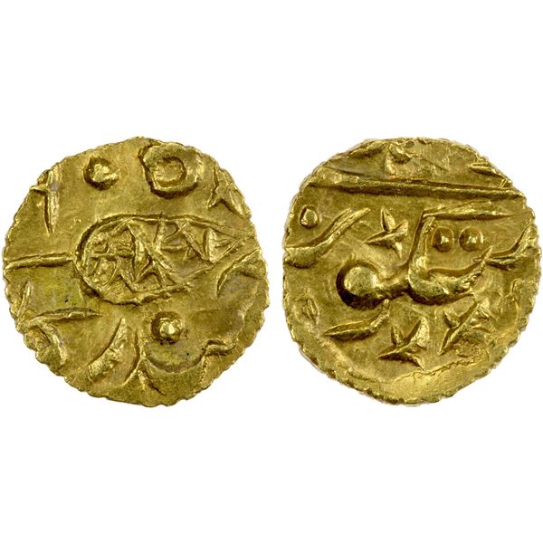 SIKH EMPIRE: AV rupee (1/15 mohur) (0.65g), Multan, VS1905, AU