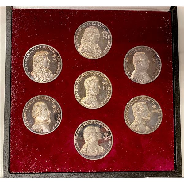 MONACO: 7-medal proof set