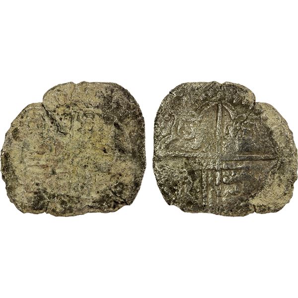 BOLIVIA: Felipe III, 1598-1621, AR 8 reales (19.91g), Potosi, ND, Very Good