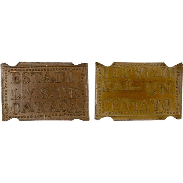 MEXICO: Oaxaca, Revolutionary issue, AE centavo, ND (1915), NGC MS63 BN