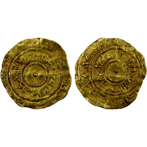 FATIMID: al-Mu'izz, 953-975, AV ¼ dinar (1.00g), NM, ND, VF