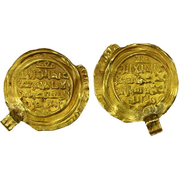 FATIMID: al-Mustansir, 1036-1094, AV ¼ dinar (1.28g), NM, ND, F-VF