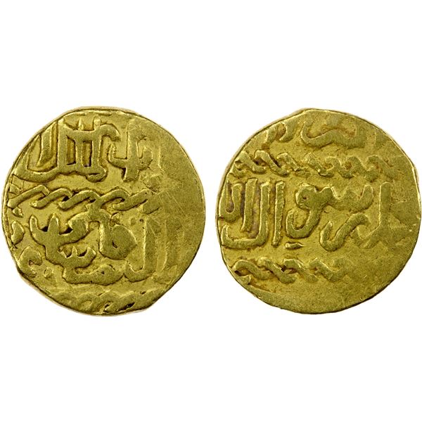 BURJI MAMLUK: Qa'itbay, 1468-1496, AV ashrafi (3.36g), NM, ND, F-VF