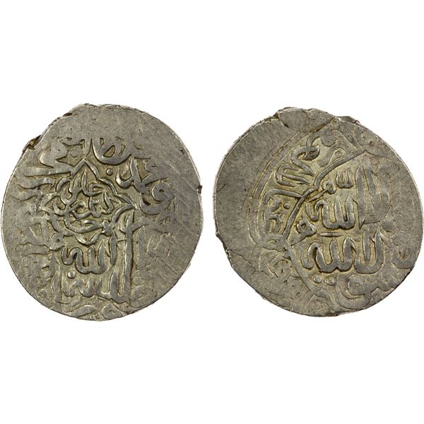 TIMURID: Muhammad Muhsin Khan, 1506-1507, AR tanka (4.83g), NM, ND, VF