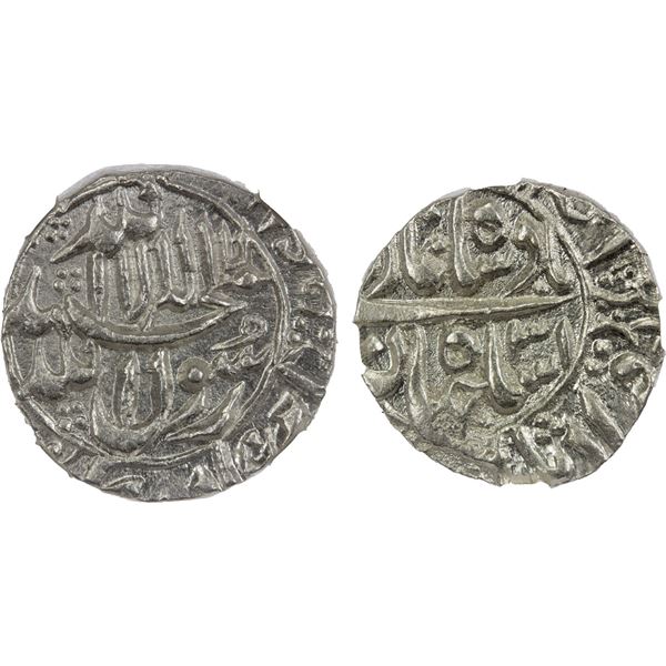 MUGHAL: Shah Jahan I, 1628-1658, AR ½ rupee, Surat, AH(1068) year 31, NGC MS63