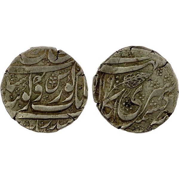 SIKH EMPIRE: AR rupee (10.92g), Kashmir, VS1900, bold VF-EF