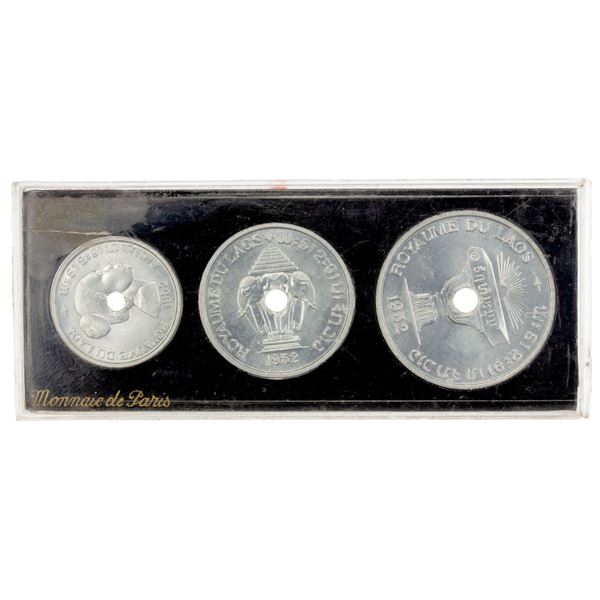 LAOS: Sisavang Vong, 1904-1959, mint set, 1952, Choice UNC
